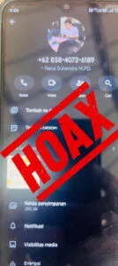 Waspada Penipuan! Nomor WhatsApp Mengatasnamakan Kabid IKP Diskominfo Kuningan Pesan 200 Nasi Kotak